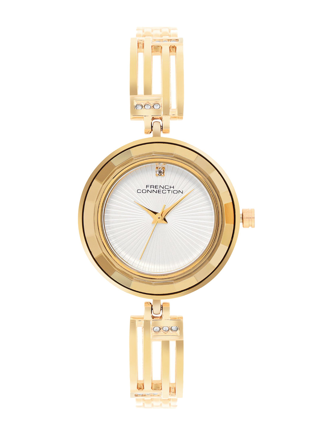 

French Connection Women Dial & Bracelet Style Straps Analogue Watch FCN094SGM, White