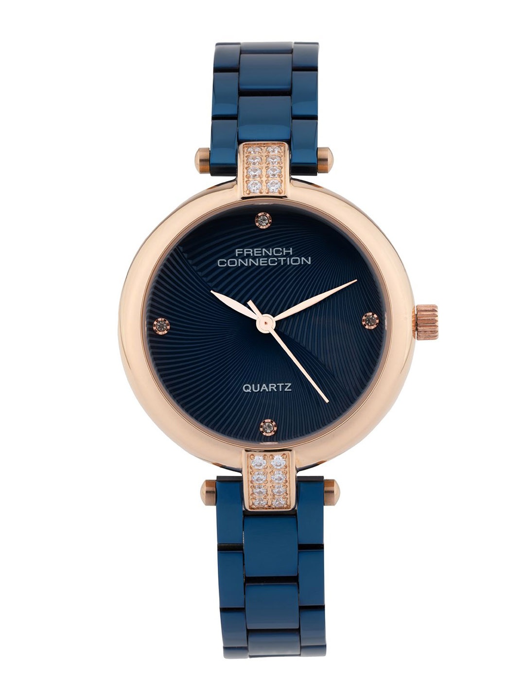 

French Connection Women Dial & Bracelet Style Straps Analogue Watch FCM01UM, Blue