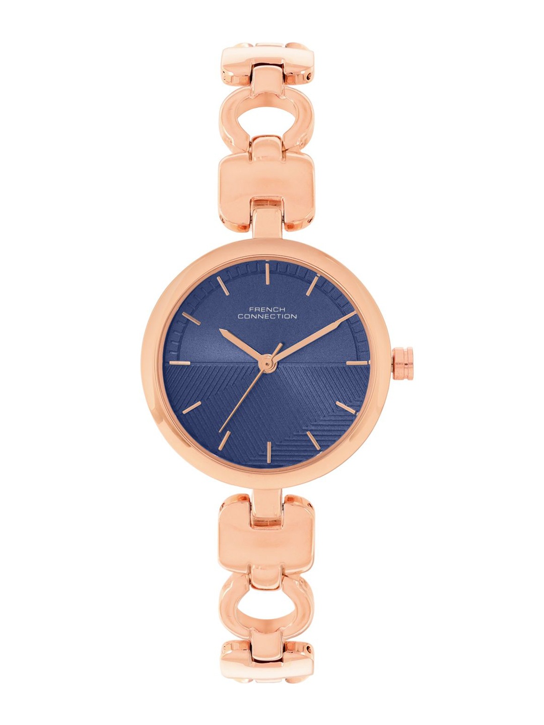 

French Connection Women Dial & Bracelet Style Straps Analogue Watch FCN0101URGM, Blue