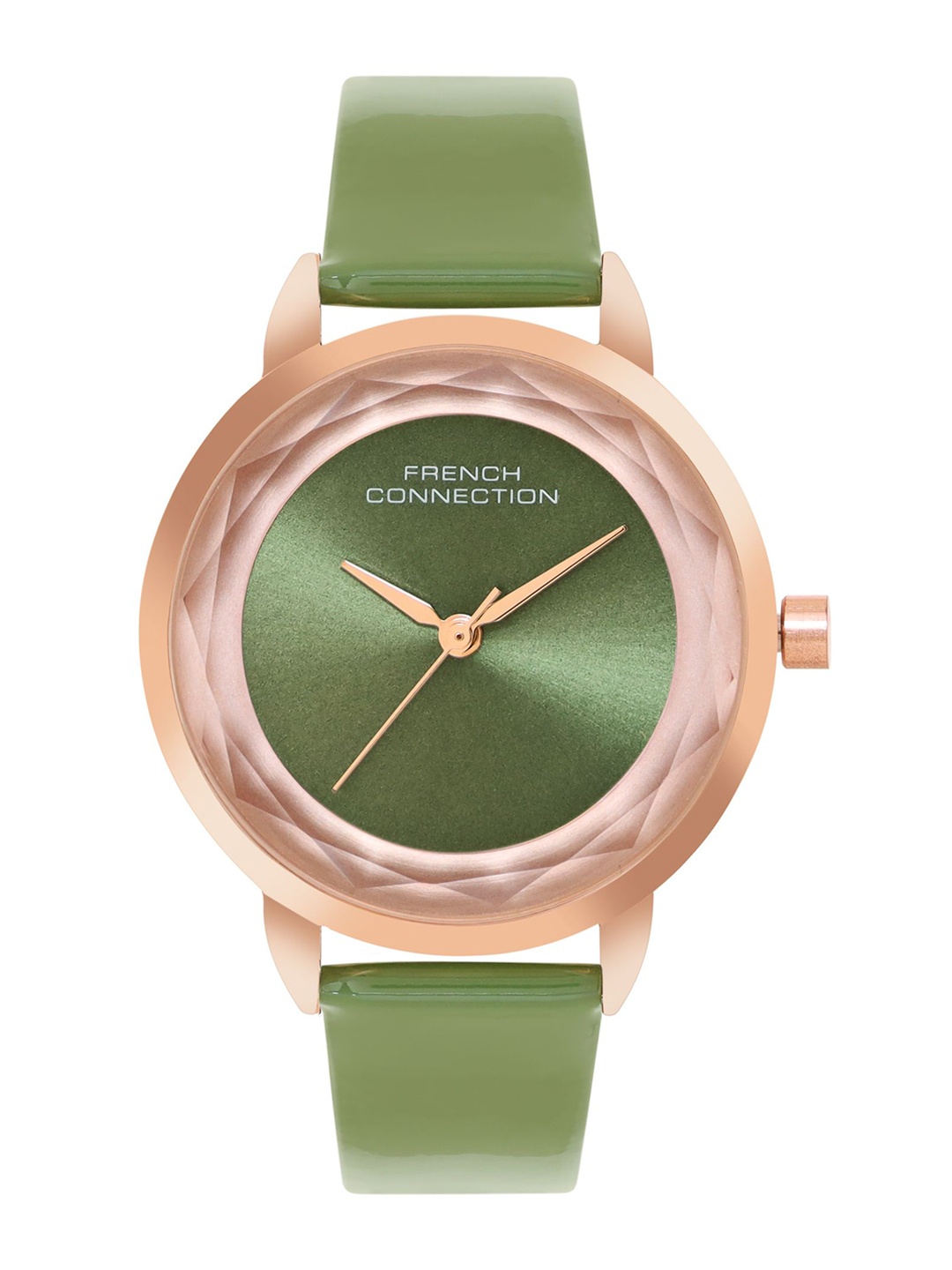 

French Connection Women Dial & Leather Straps Analogue Watch FCN077NL, Green