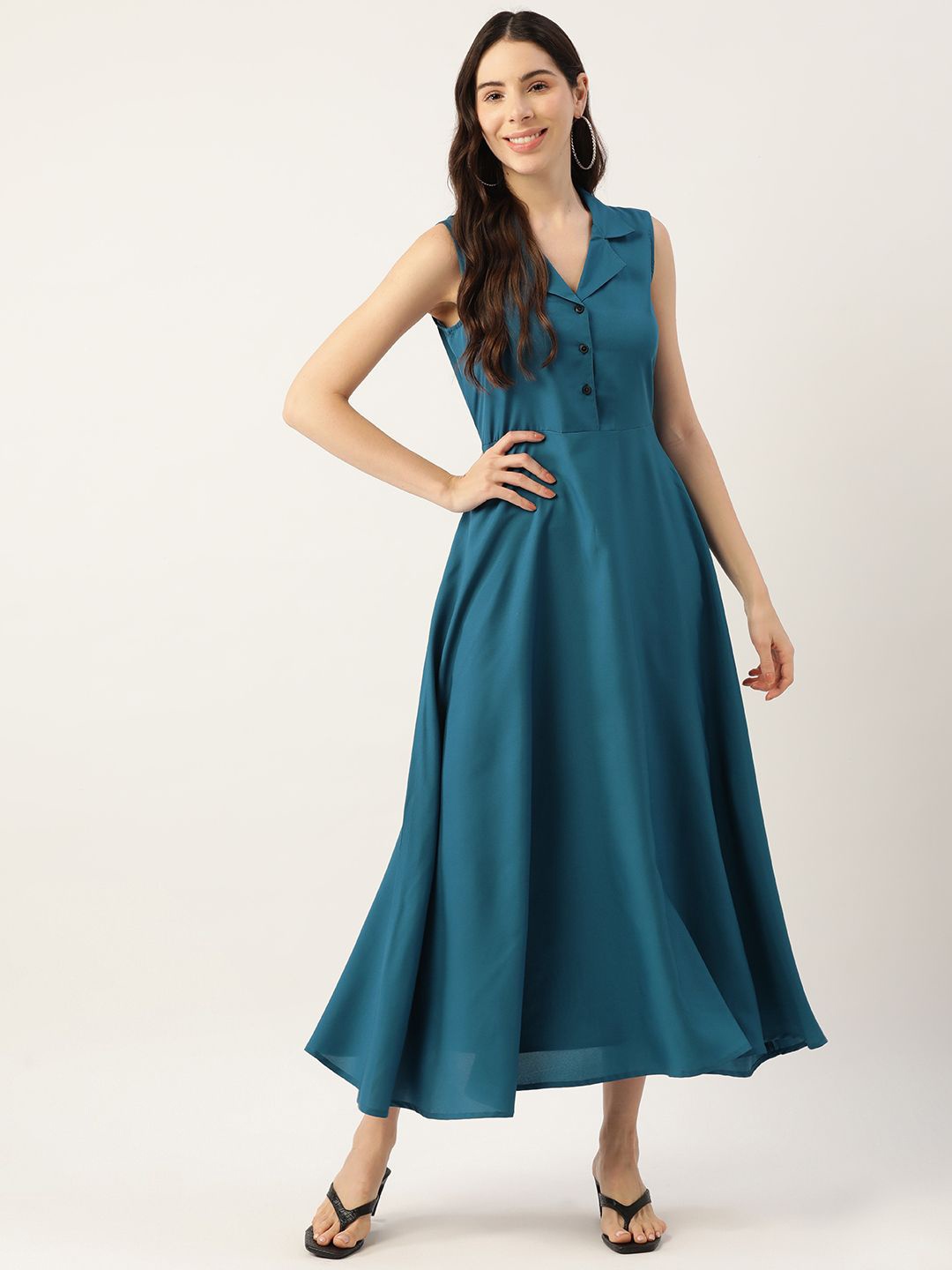 

DressBerry Crepe Maxi Dress, Blue