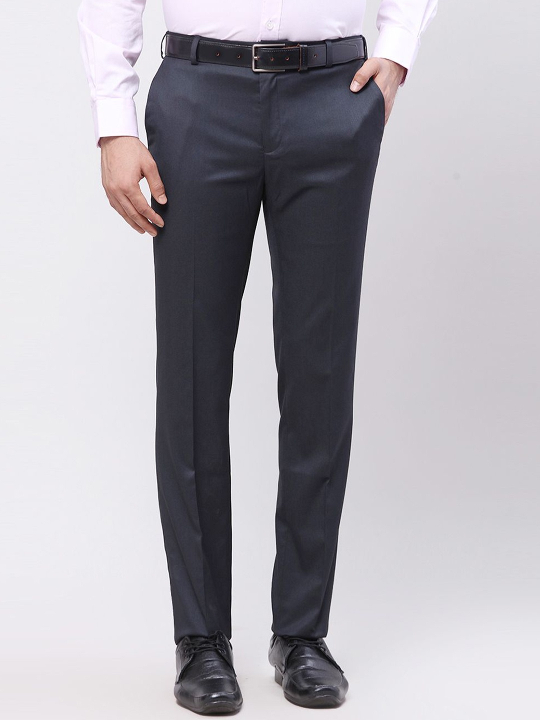 

Raymond Slim-Fit Formal Trousers, Blue