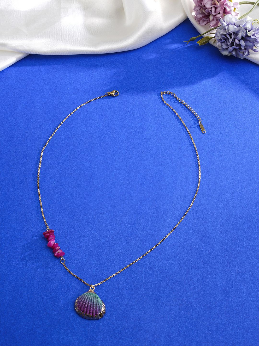 

EL REGALO Beaded Detail Chain, Gold