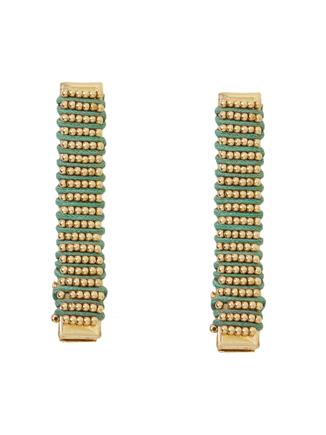 

Accessorize Women Set Of 2 Alligator Hair Clips, Green