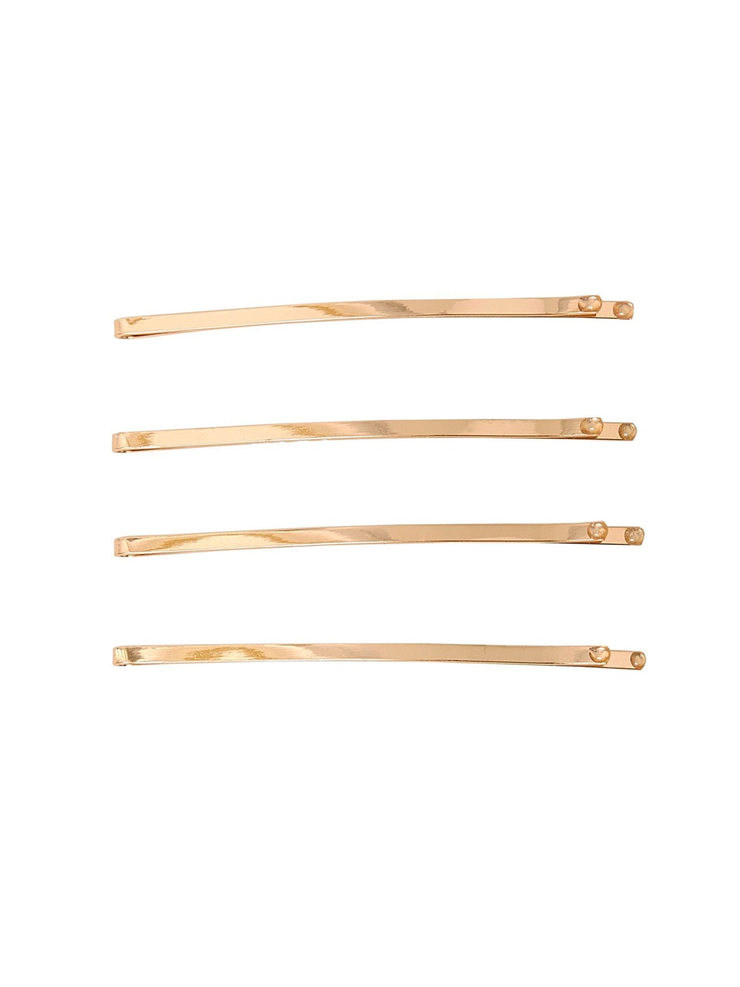 

Accessorize Women Set Of 4 Bobby Pins, Gold