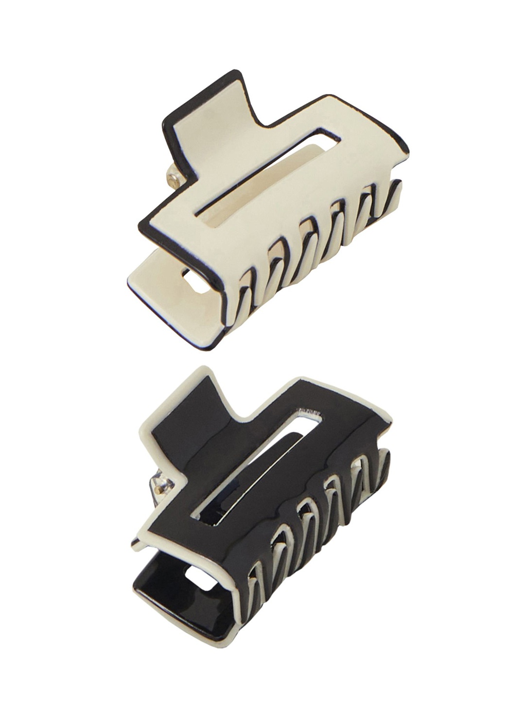 

Accessorize Women Set Of 2 Claw Clips, White