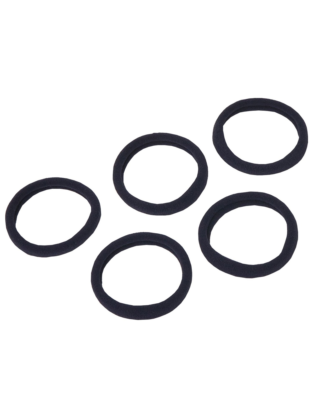 

Accessorize Women Set Of 5 Ponytail Holders, Navy blue