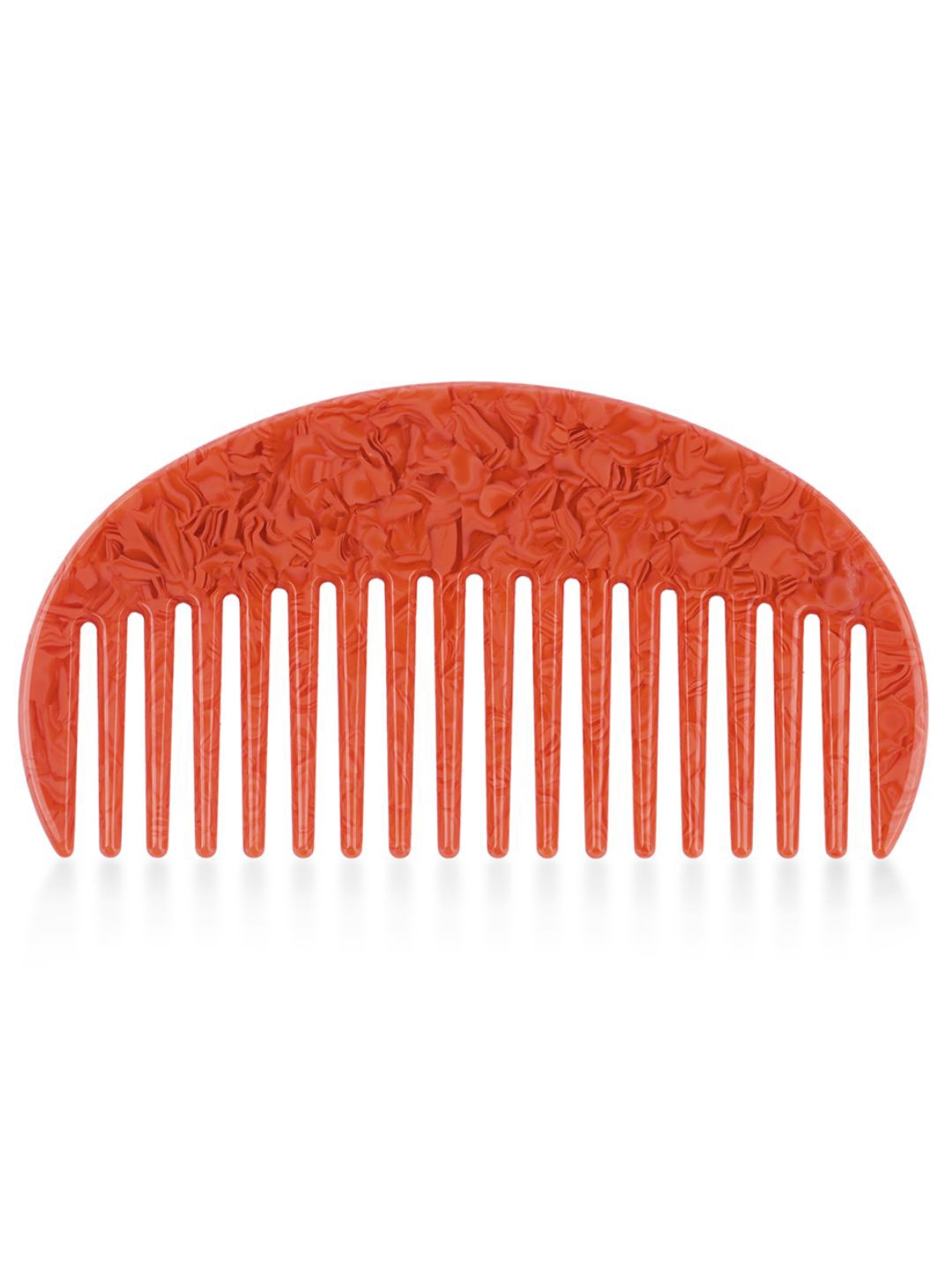 

Accessorize London Resin Round Comb - Red