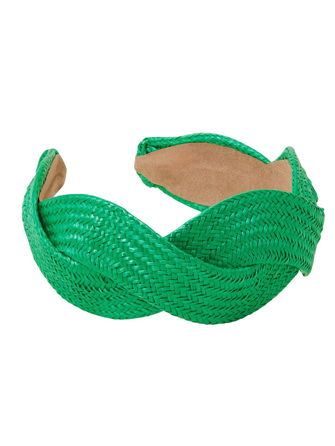 

Accessorize Women Woven Raffia Hairband, Green