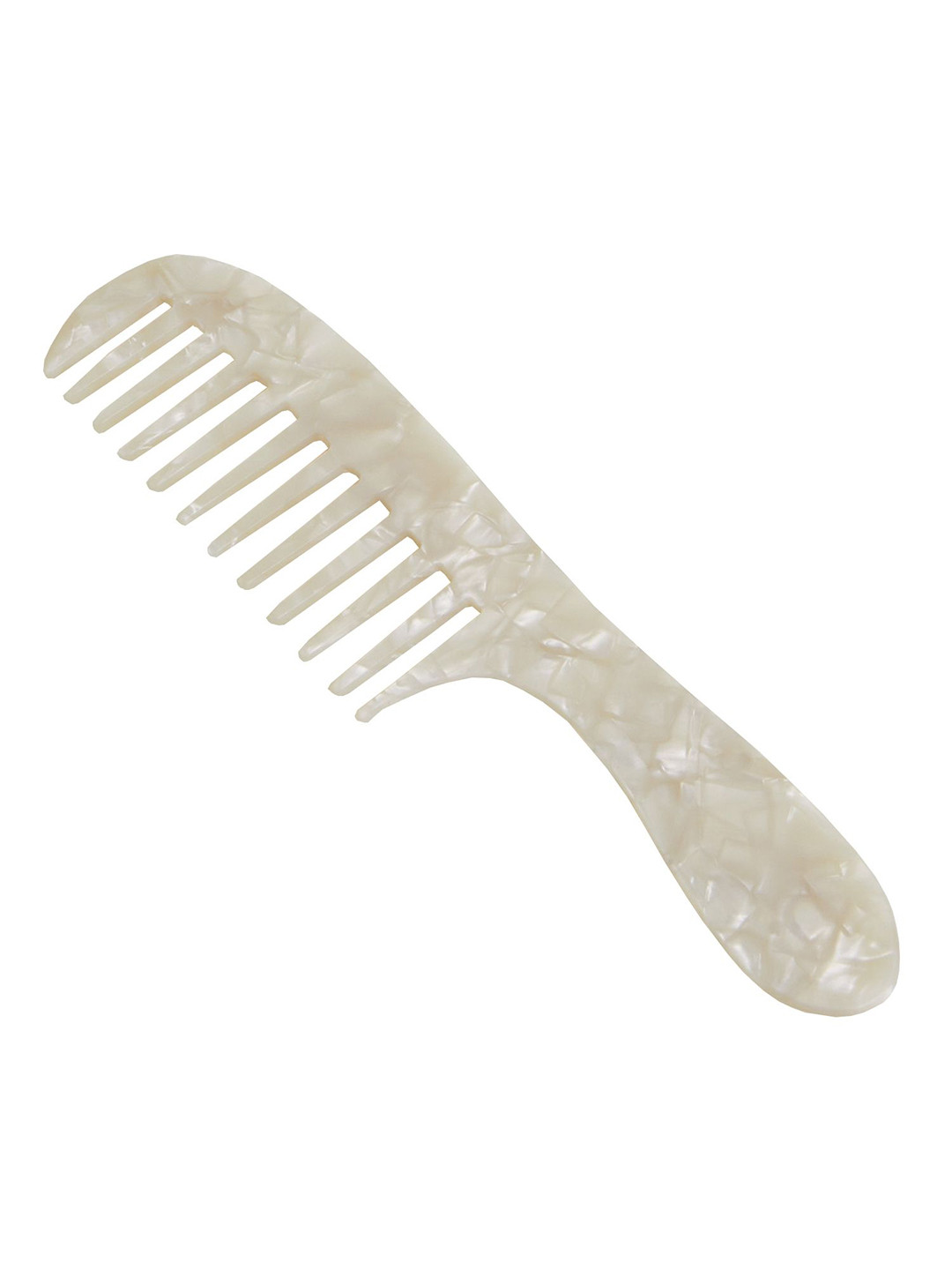 

Accessorize Women Pearlescent Resin Hair Comb, White