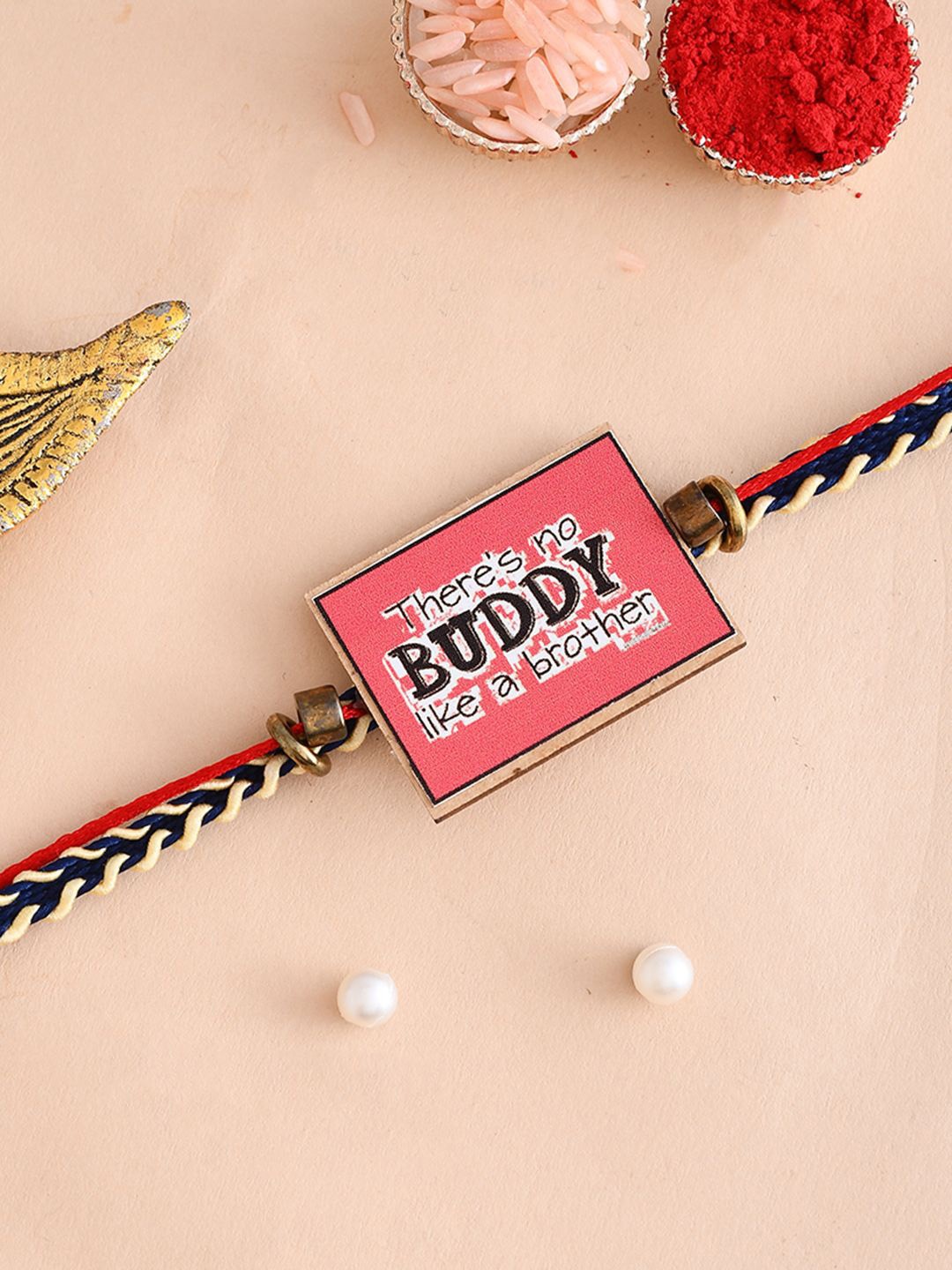 

Aapno Rajasthan Kids Thread Rakhi, Red