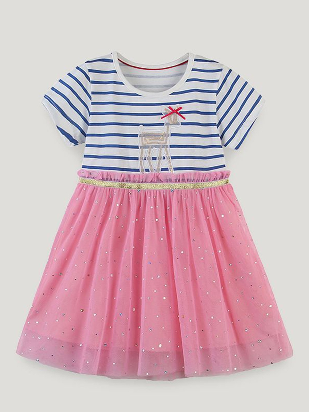 

StyleCast Striped Cotton Fit & Flare Dress, Multi
