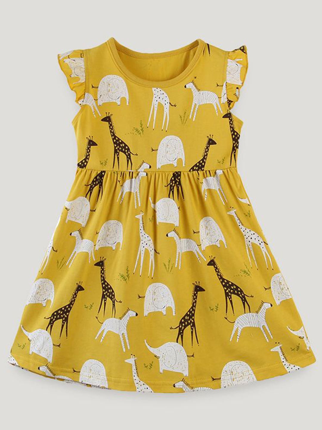 

StyleCast Girls Printed A-Line Dress, Yellow