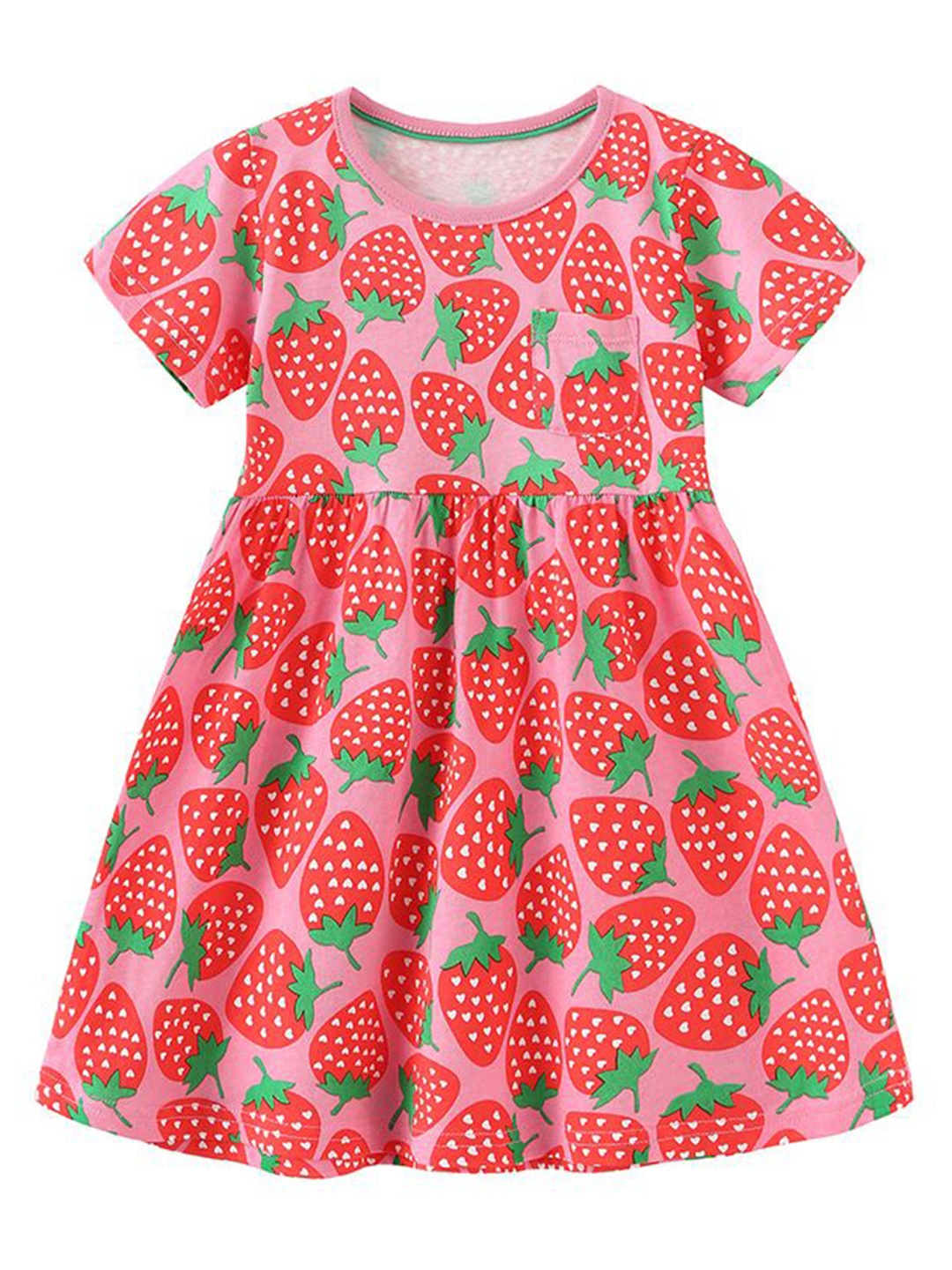 

StyleCast Printed Fit & Flare Dress, Red