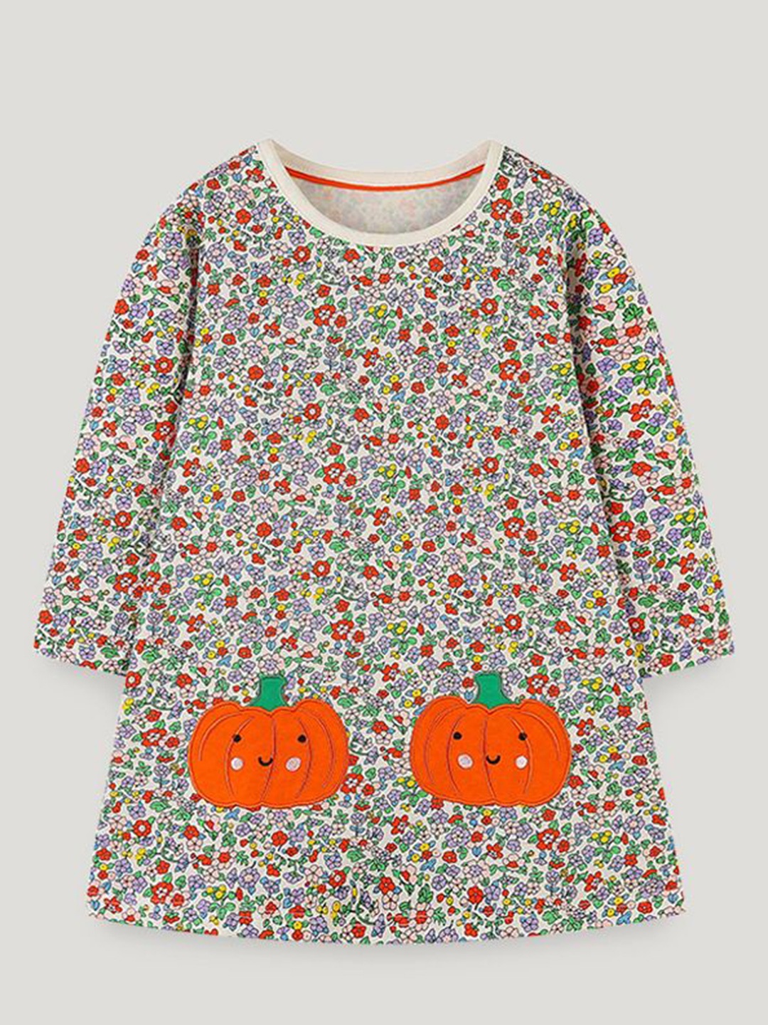 

StyleCast Girls Floral Print A-Line Dress, Grey