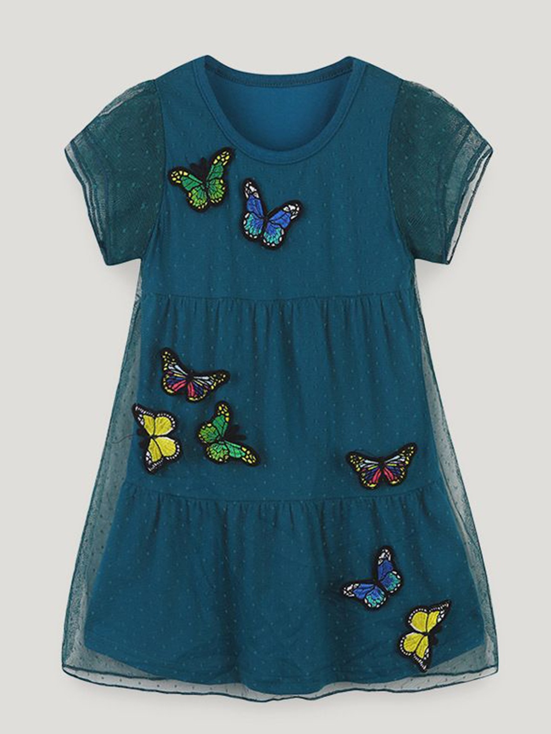 

StyleCast Embroidered A-Line Dress, Teal