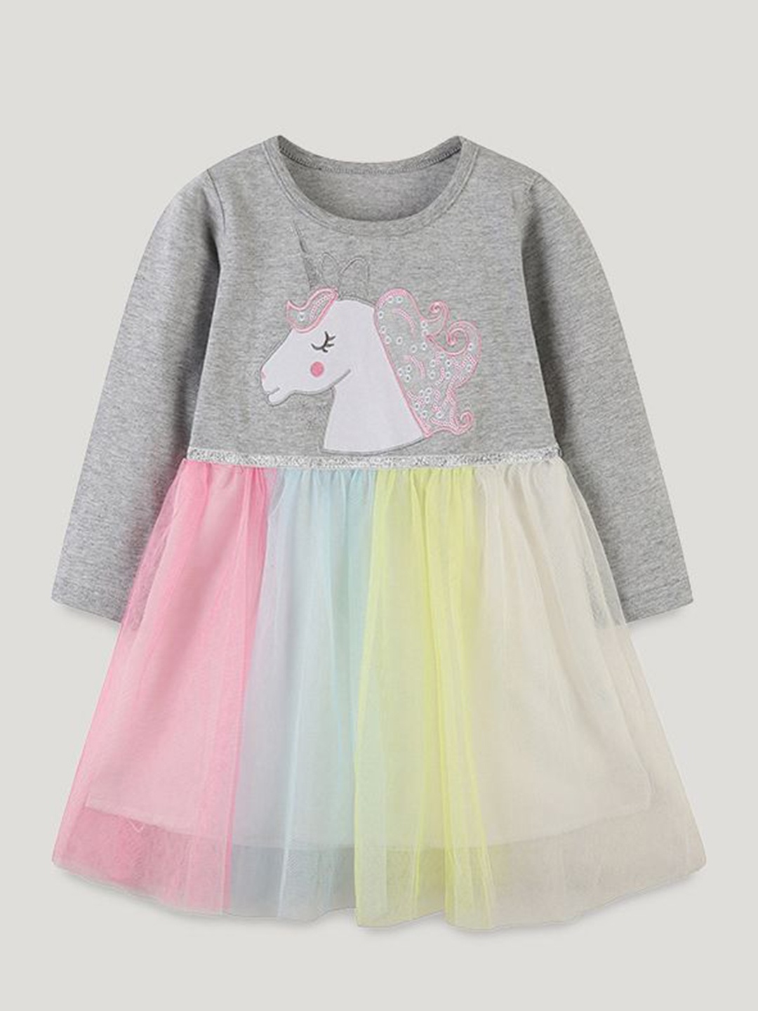 

StyleCast Girls Fit & Flare Dress, Grey