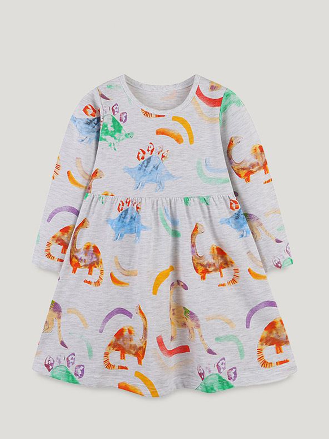 

StyleCast Print Fit & Flare Dress, White