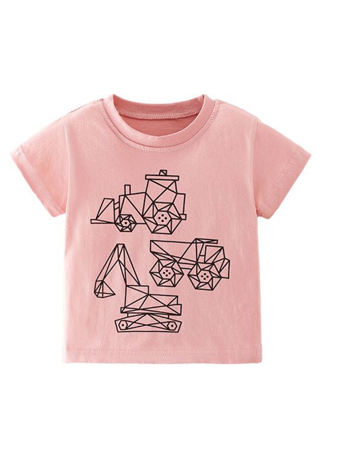 

StyleCast Placement Printed Cotton Top, Pink