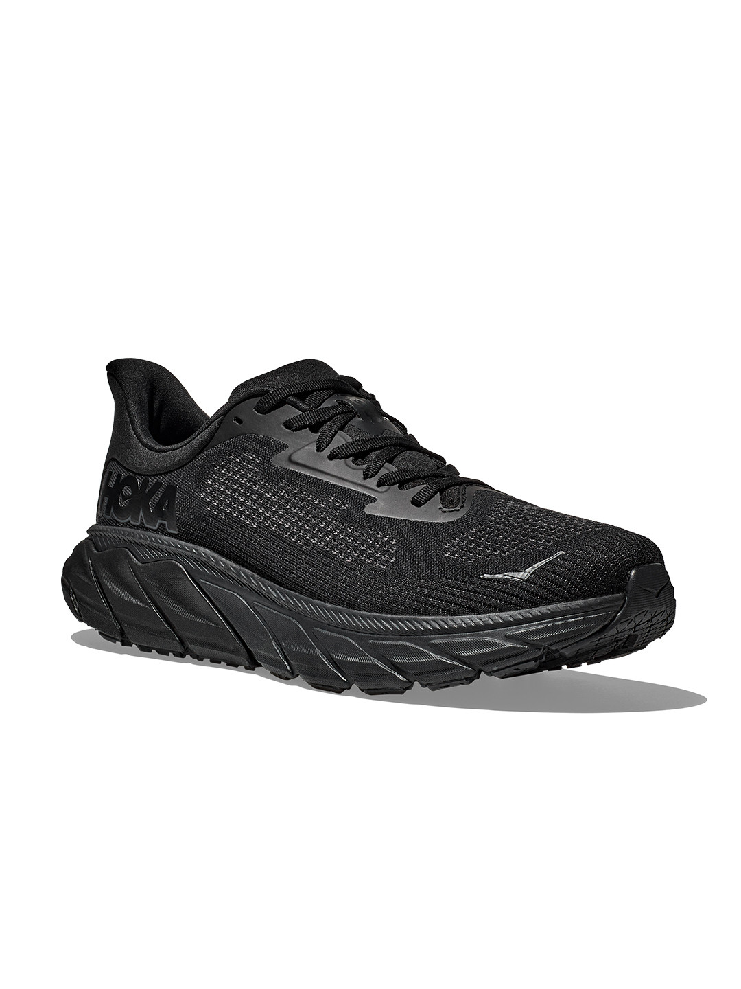 

HOKA Men Woven Design Arahi 7 Running Shoes, Black