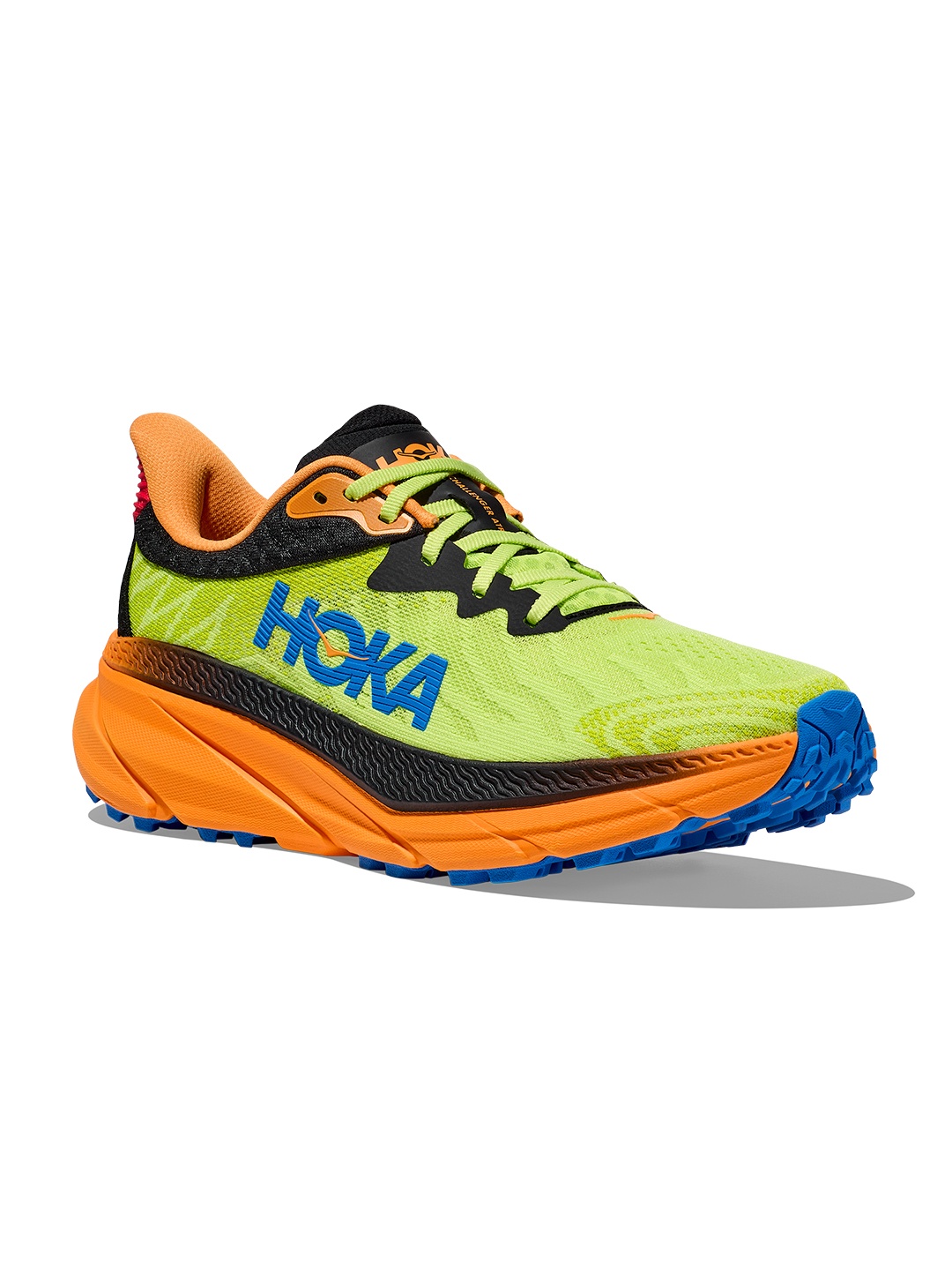 

HOKA Men Woven Design Challenger Atr 7 Running Shoes, Fluorescent green