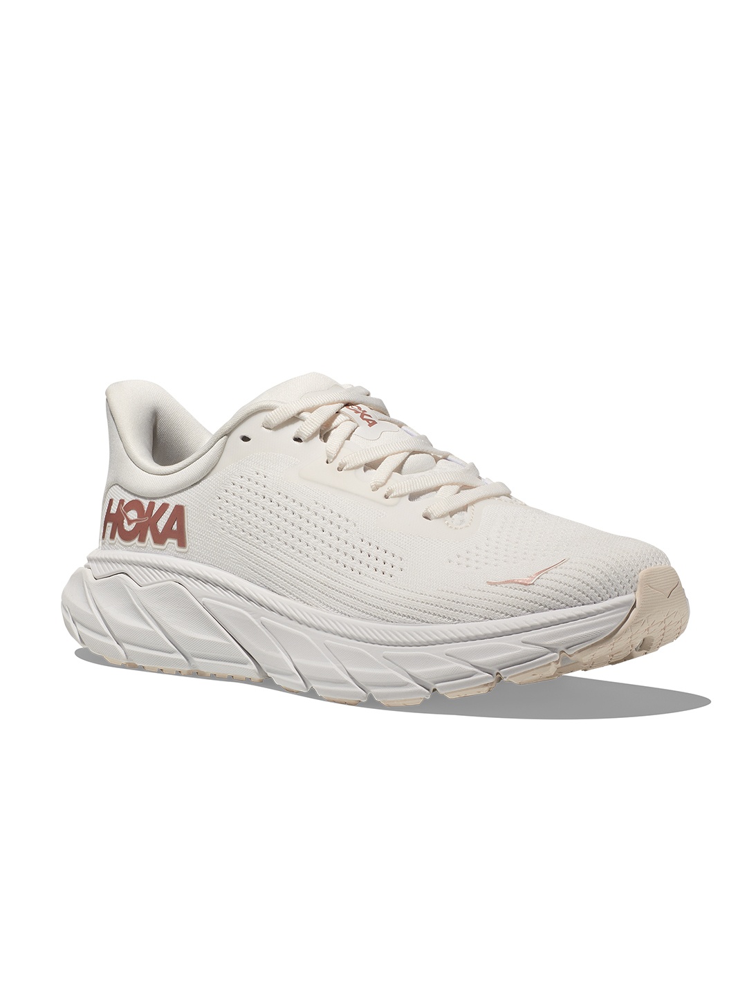 

HOKA Women Woven Design Arahi 7 Running Shoes, White