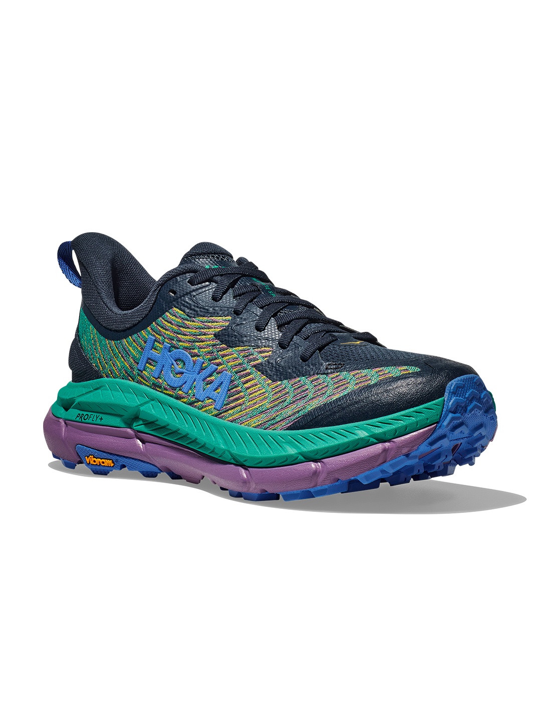 

HOKA Women Woven Design Mafate Speed 4 Running Shoes, Navy blue