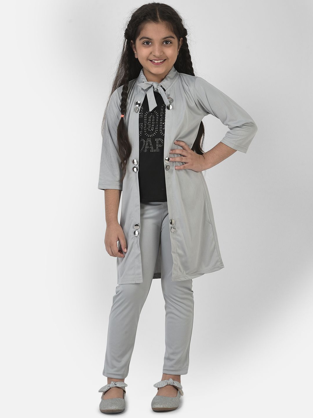 

Elendra jeans Striped Shirt Dress, Grey