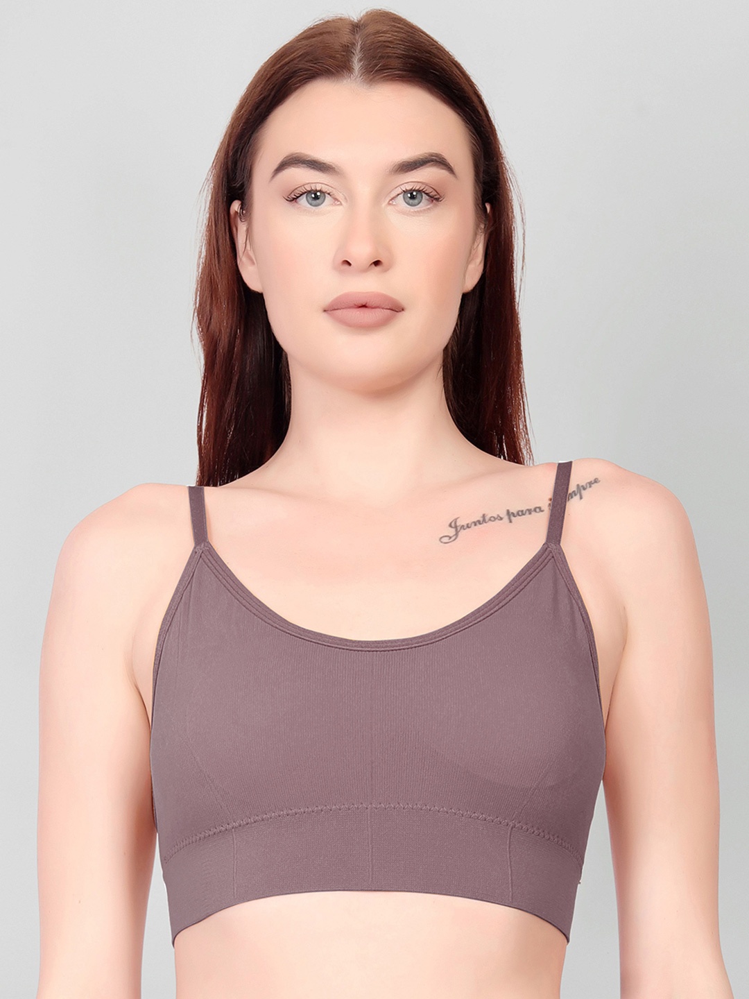 

Flenzy Lightly Padded Seamless Everyday Bra With All Day Comfort, Purple