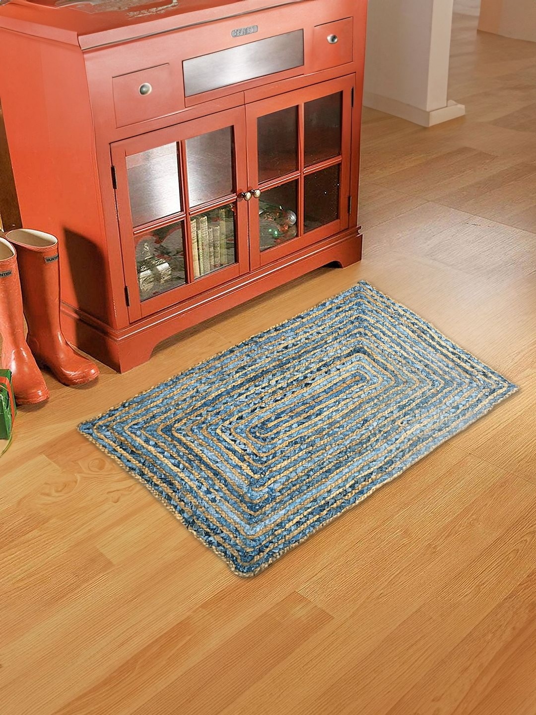 

Cortina Grey Braided Reversible Floor Mat