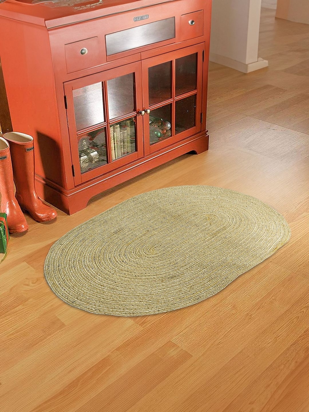 

Cortina Beige Braided Reversible Jute Floor Mat