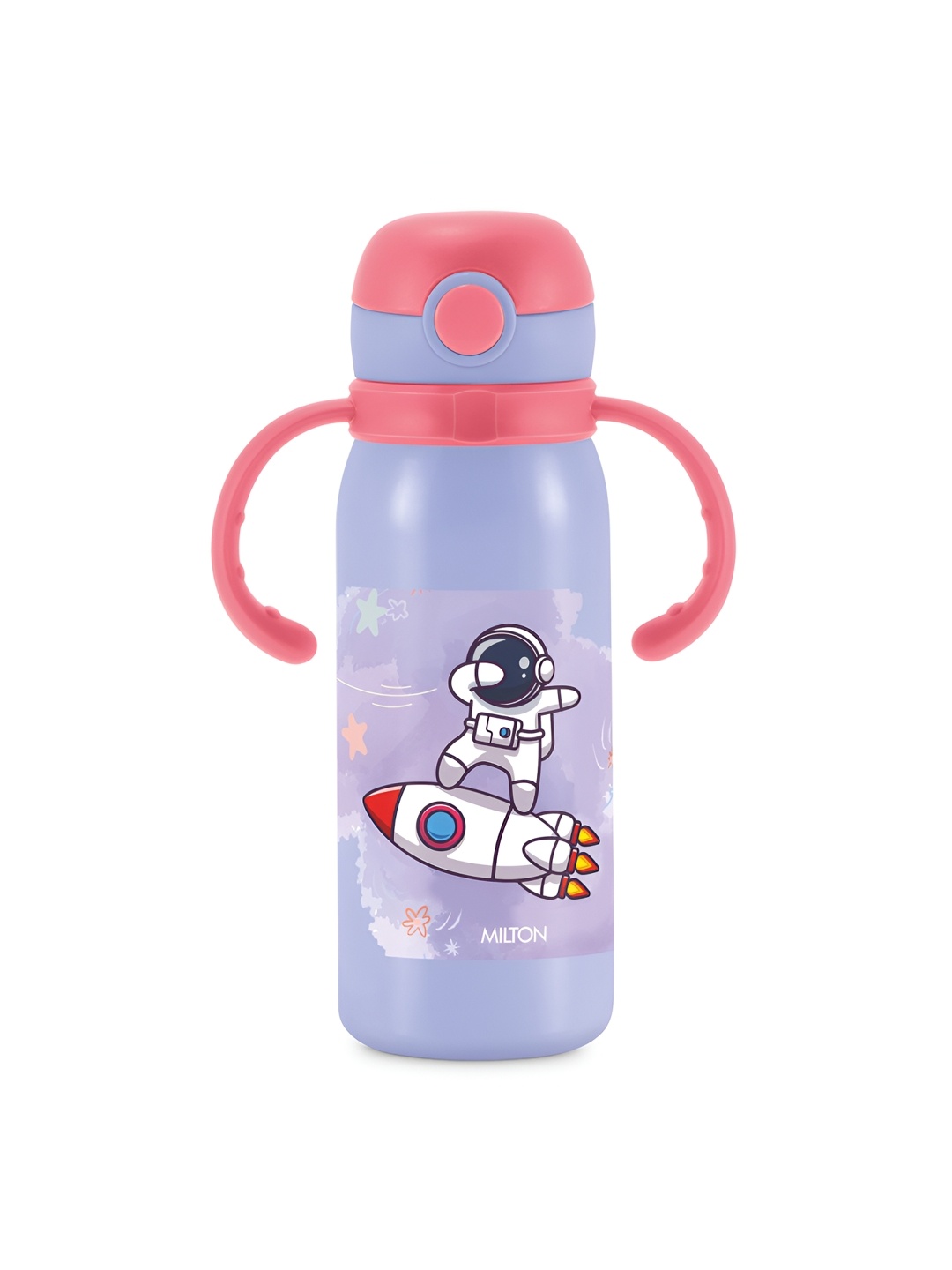 

Milton Fountain 650 Astronaut Purple Stainless Steel One Touch Open Water Bottle 460 ml