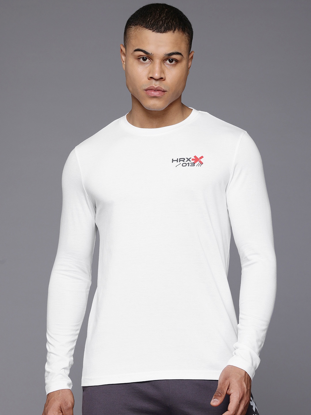

HRX by Hrithik Roshan Men Typography Printed Outdoor T-shirt, White