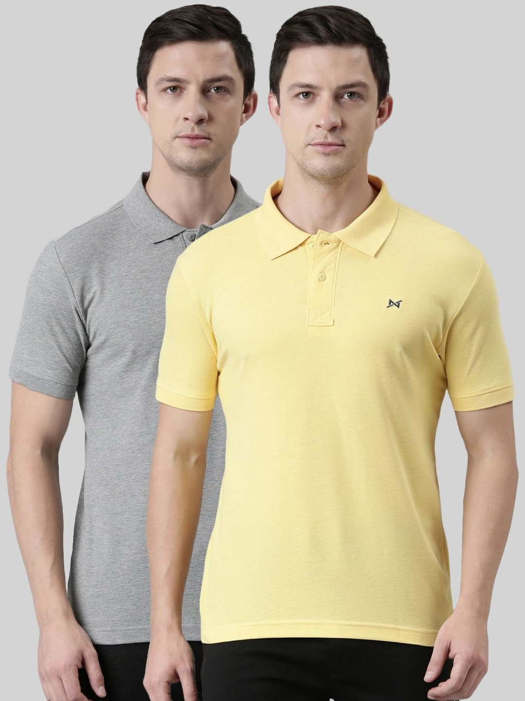 

Force NXT Men 2 Polo Collar T-shirt, Multi