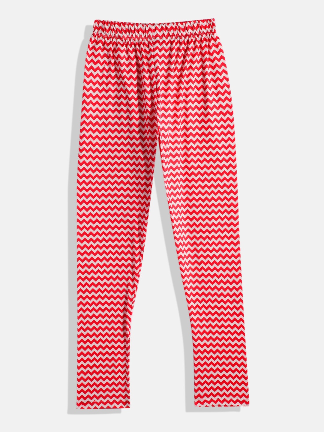 

Here&Now x Game Begins Girls Printed Pure Cotton Leggings, Red