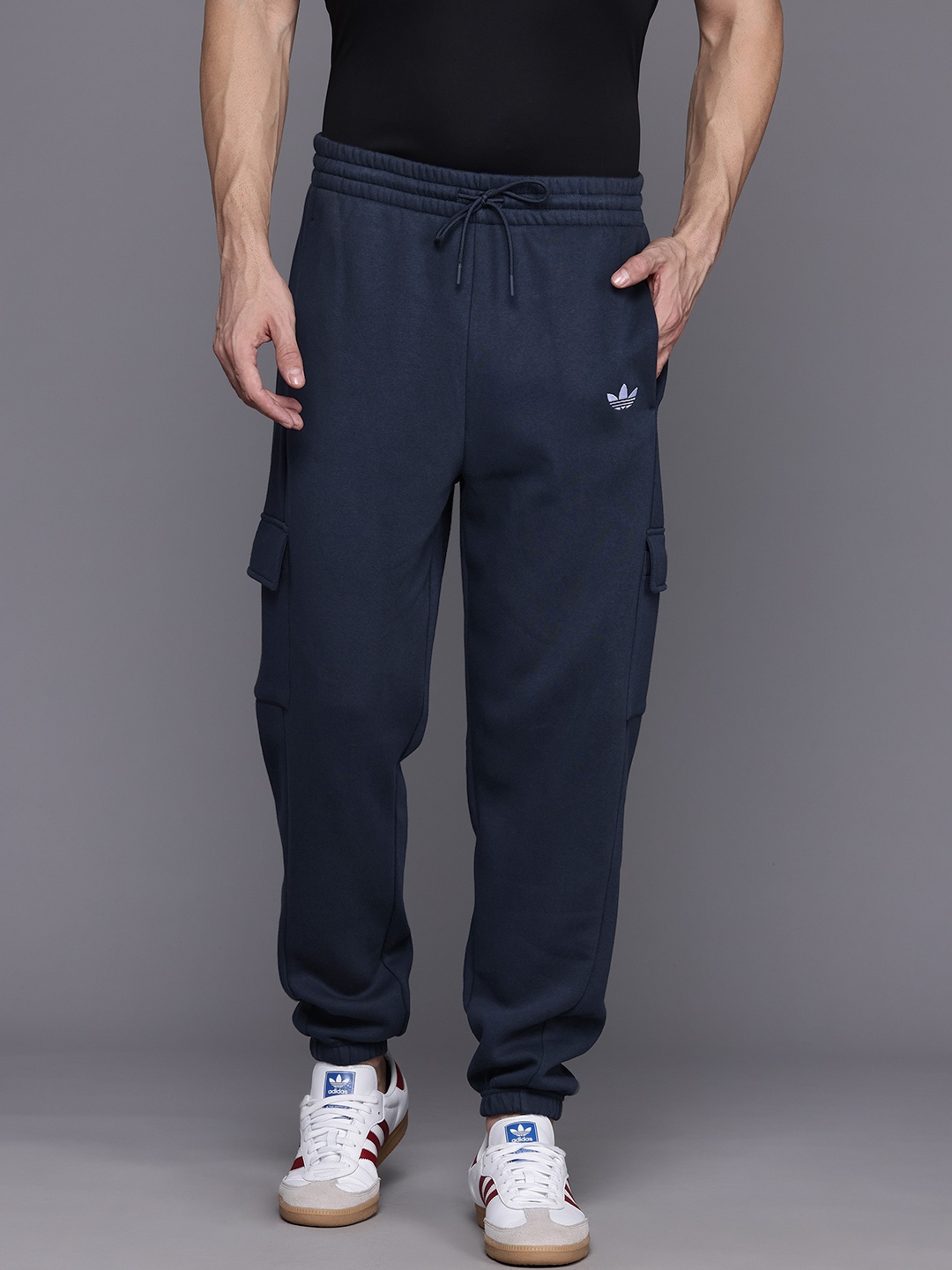 

ADIDAS Originals Basketball Cargo Sweatpants, Navy blue