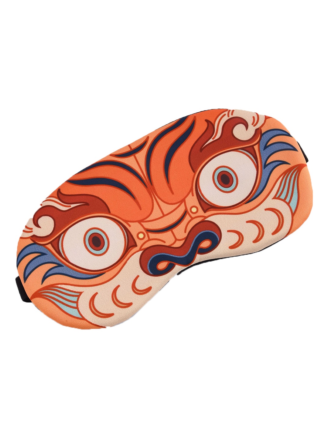 

COMICSENSE Unisex Printed Tiger Style Adjustable Eyemask, Orange