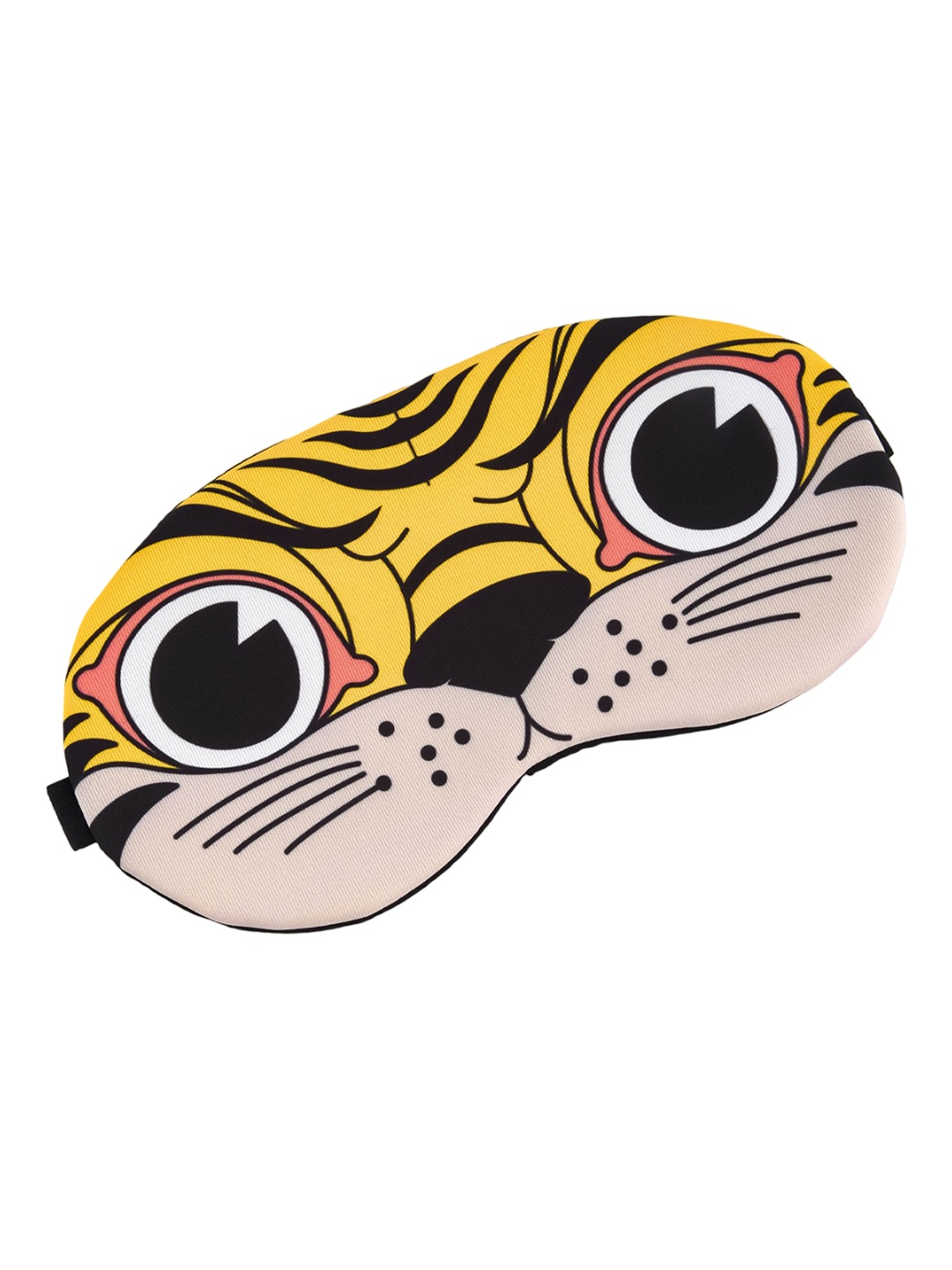 

COMICSENSE Unisex Tiger Style Adjustable Eyemask With Cooling Gel, Yellow