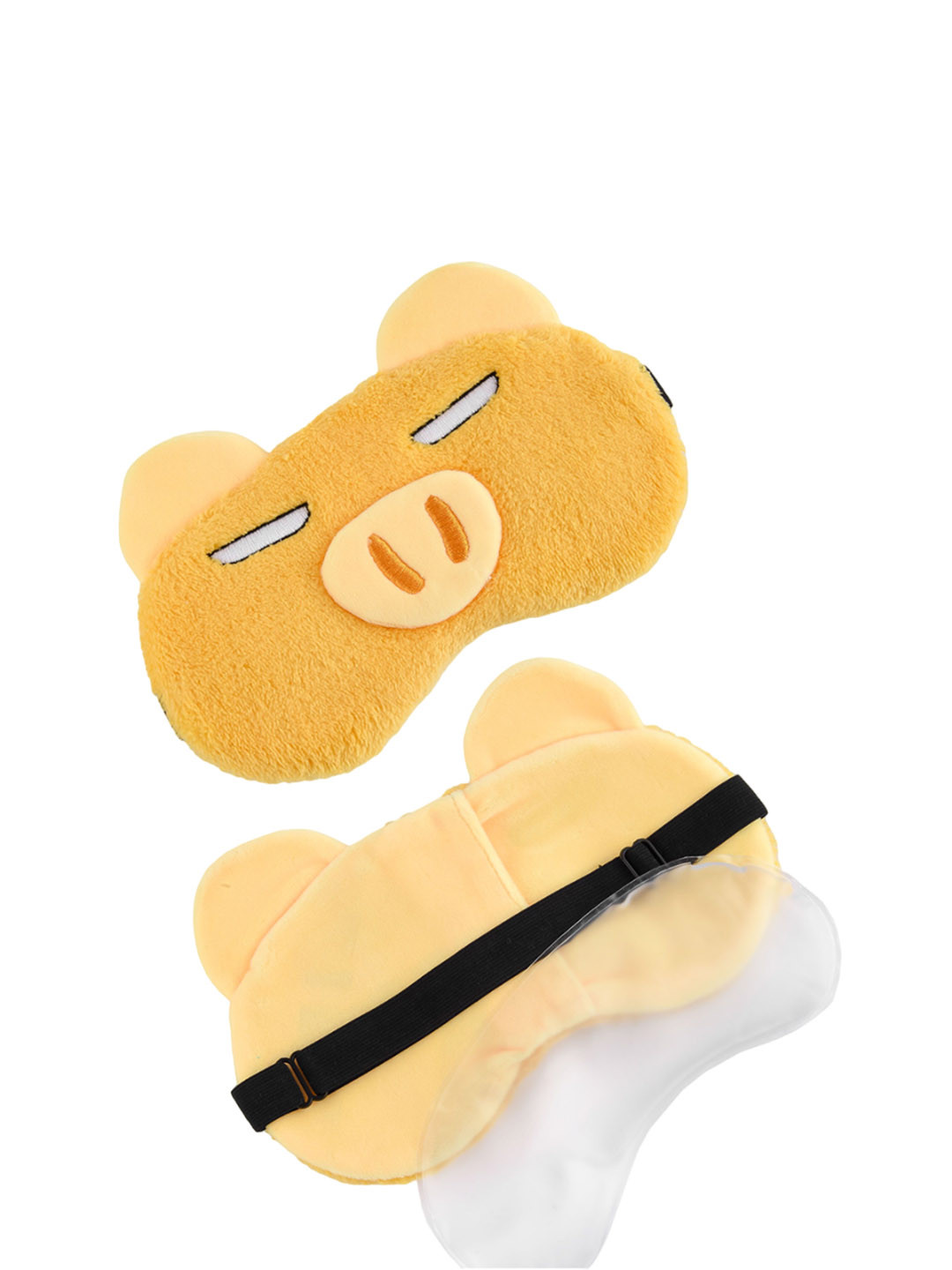 

COMICSENSE Unisex Solid Eyemask Travel Accessory, Yellow