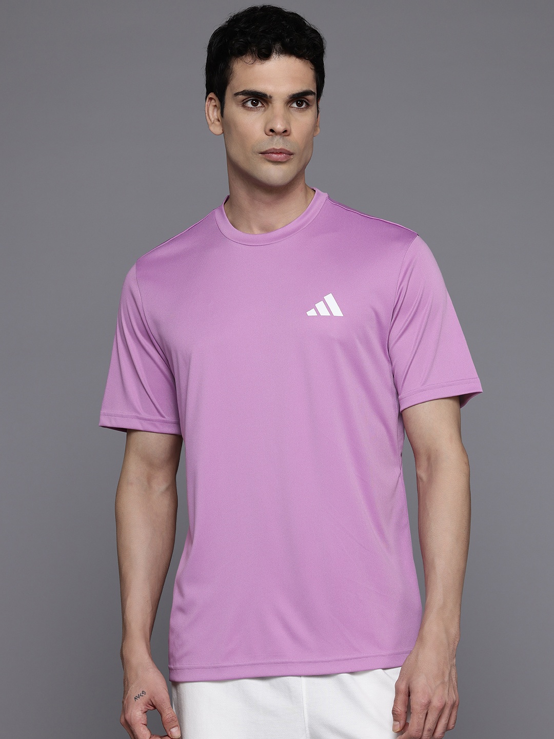 

ADIDAS Round Neck Training T-shirt, Purple