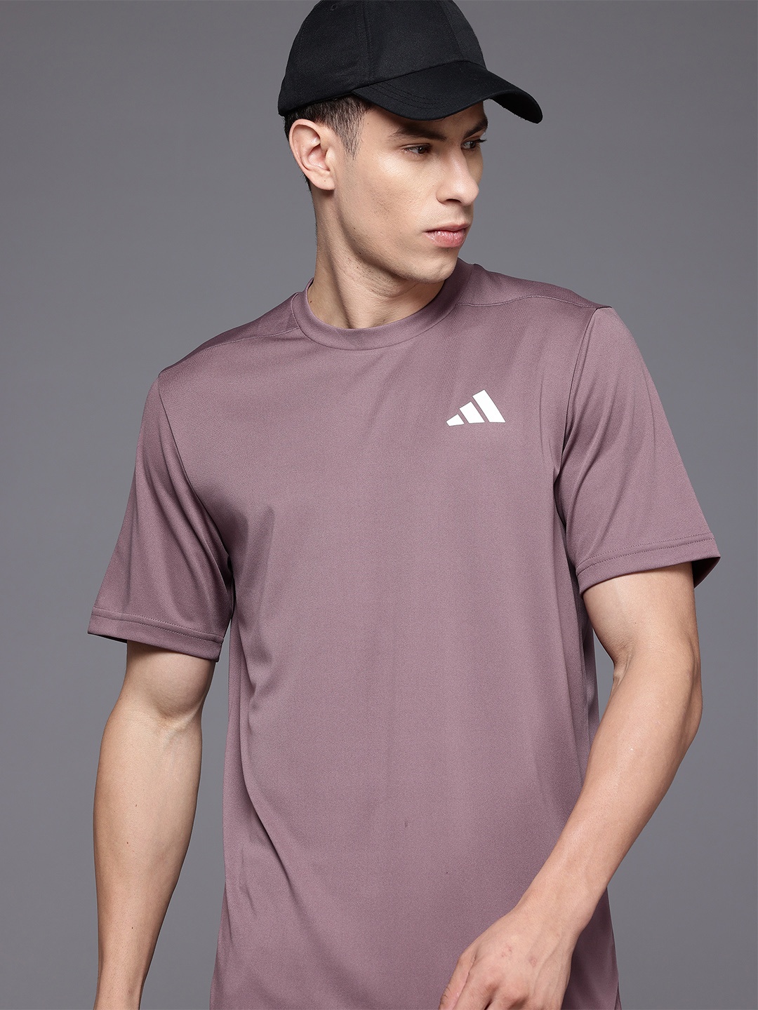 

ADIDAS Poly Training T-shirt, Purple