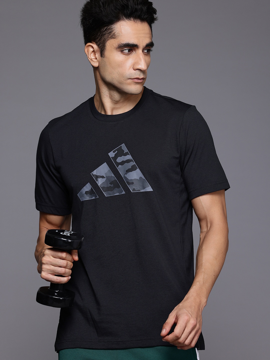 

ADIDAS Train Essentials Camo Graphic Logo T-shirt, Black