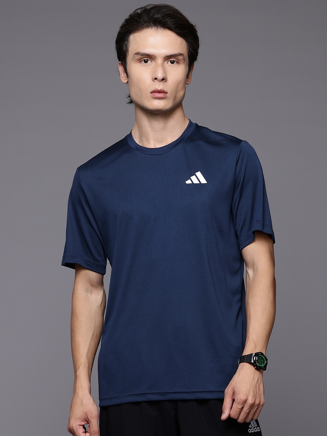 

ADIDAS Poly Sports T-shirt, Navy blue
