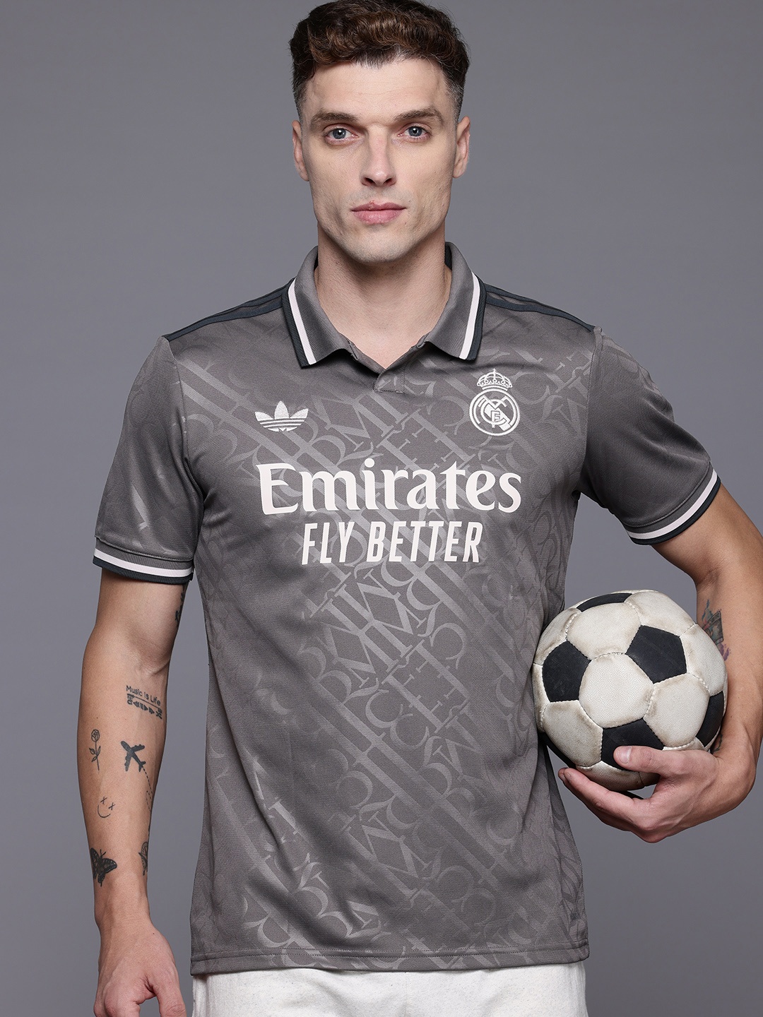 

ADIDAS Real Madrid 24/25 Third Jersey, Charcoal