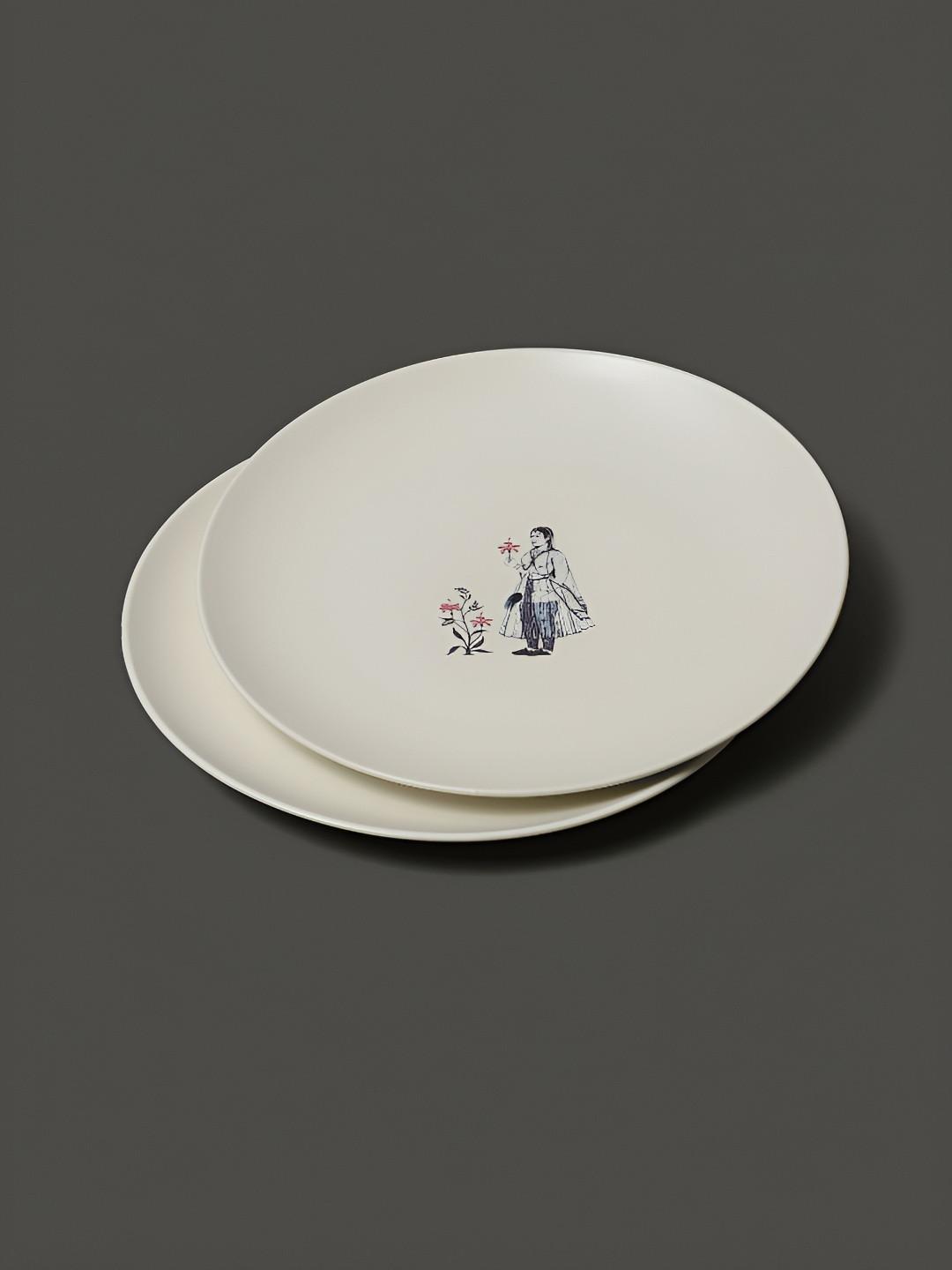 

Ritu Kumar amer fort Blue & White 2 Pieces Printed Plates