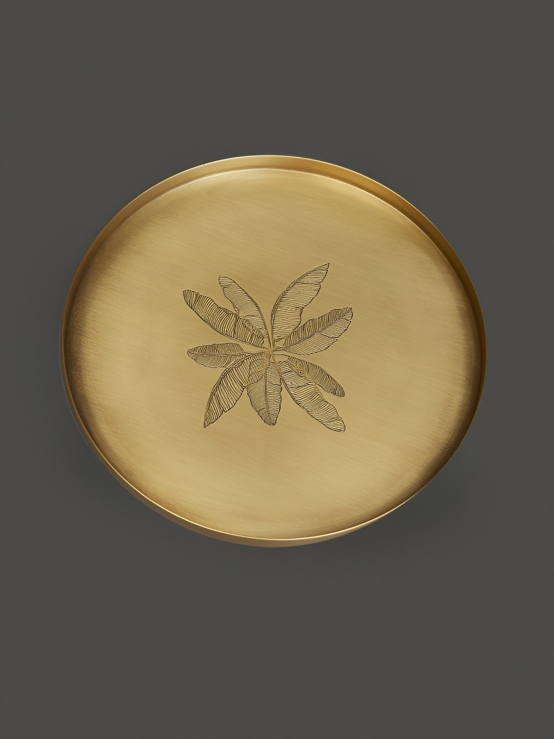 

Ritu Kumar Cochin Kansa Gold Toned Brass Plate