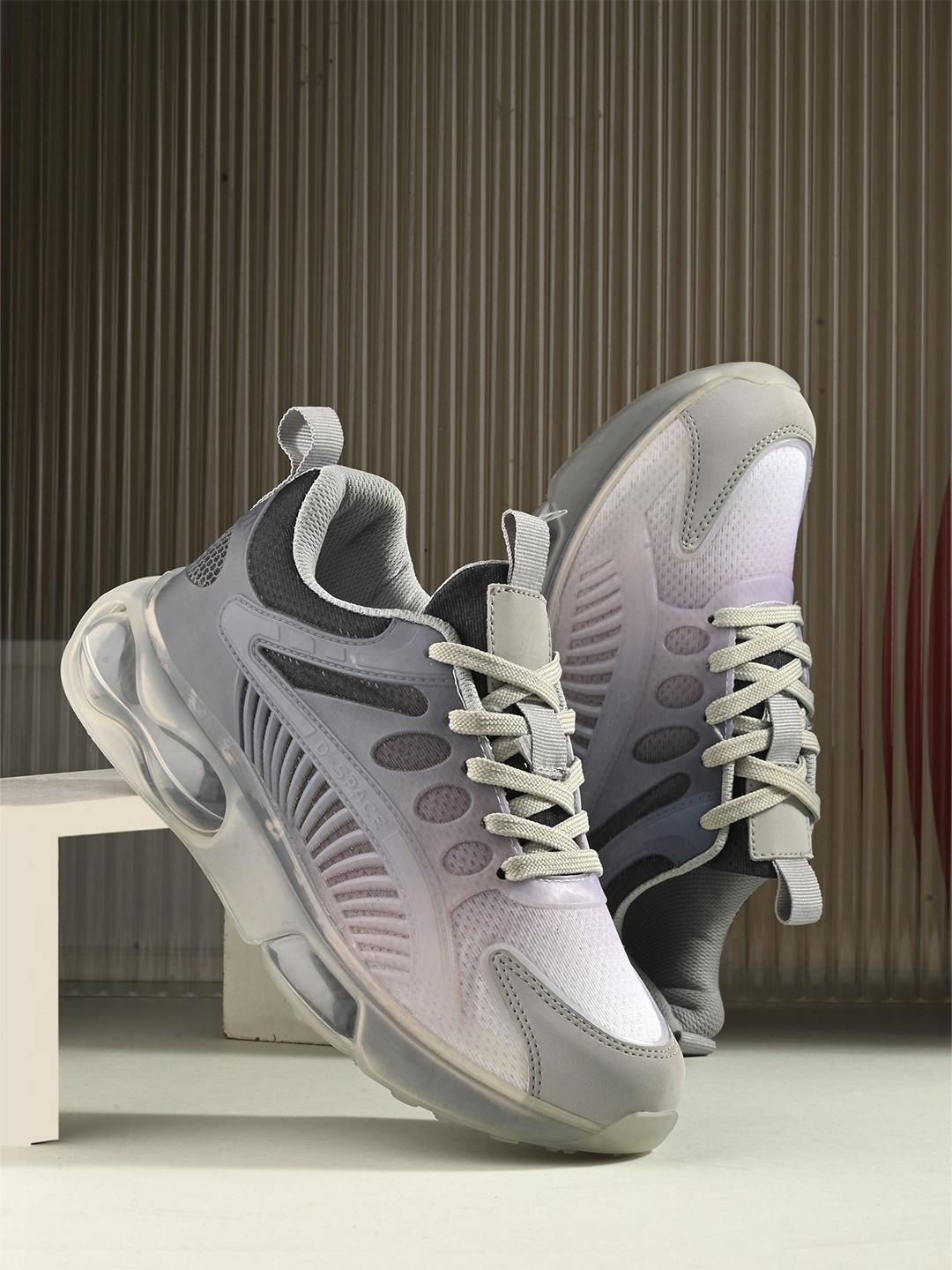 

The Roadster Lifestyle Co Men Running Sports Shoes, Grey