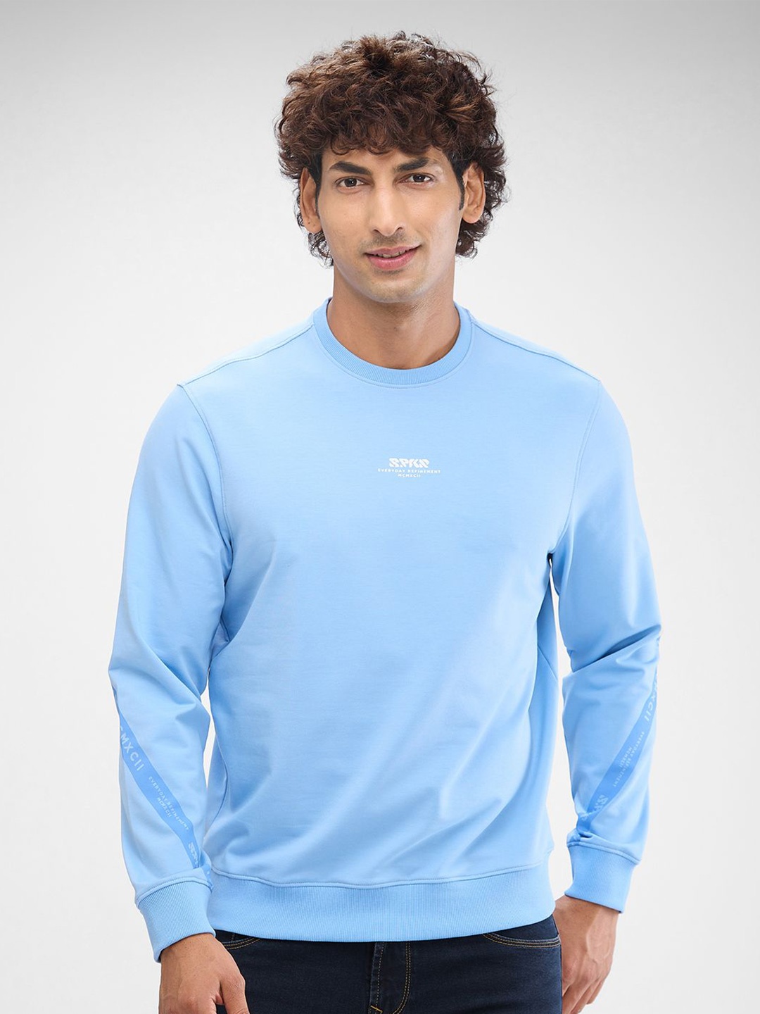 

SPYKAR Men Hooded Sweatshirt, Blue