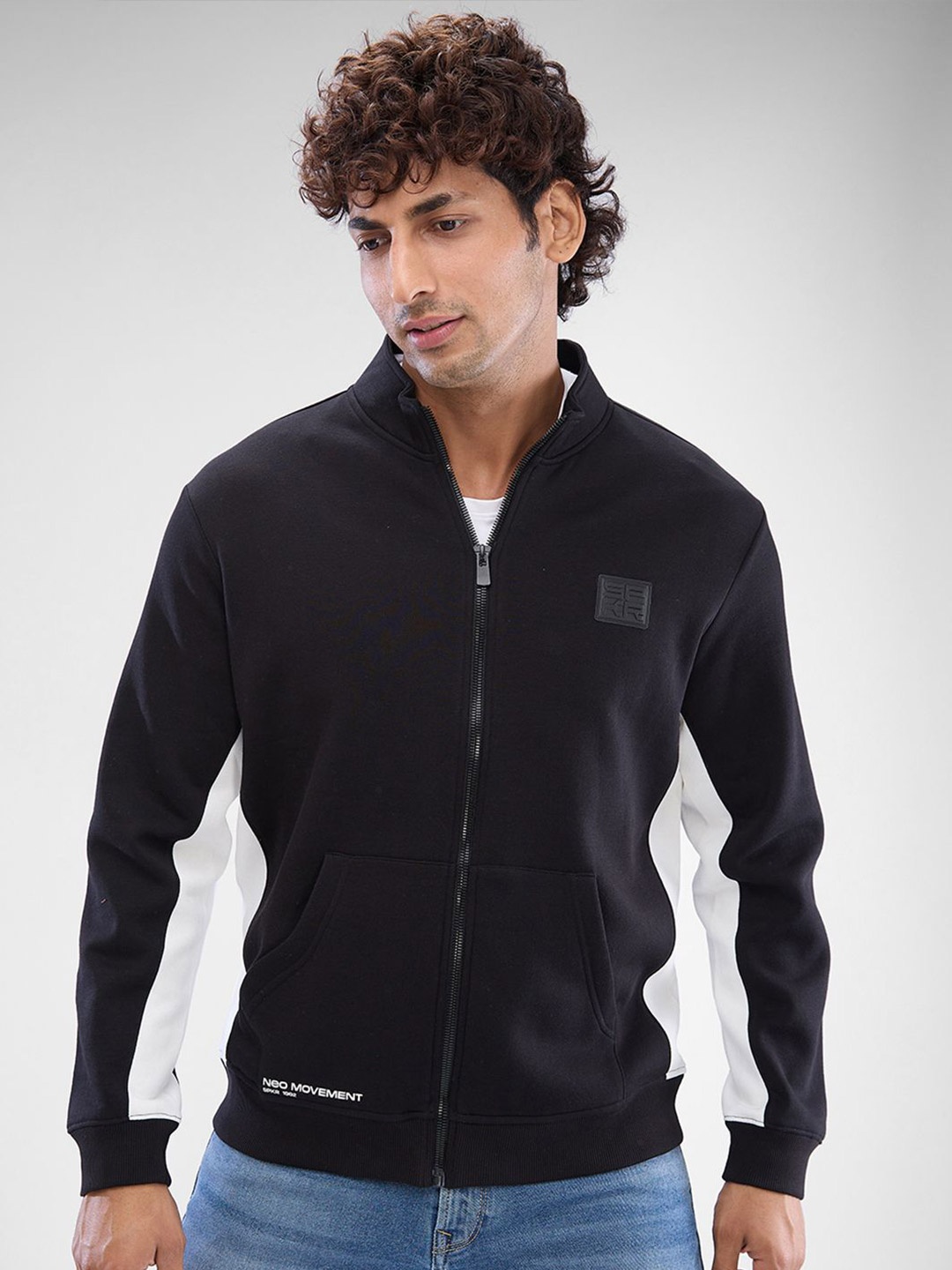 

SPYKAR Full Sleeve Regular Solid Sweatshirts, Black