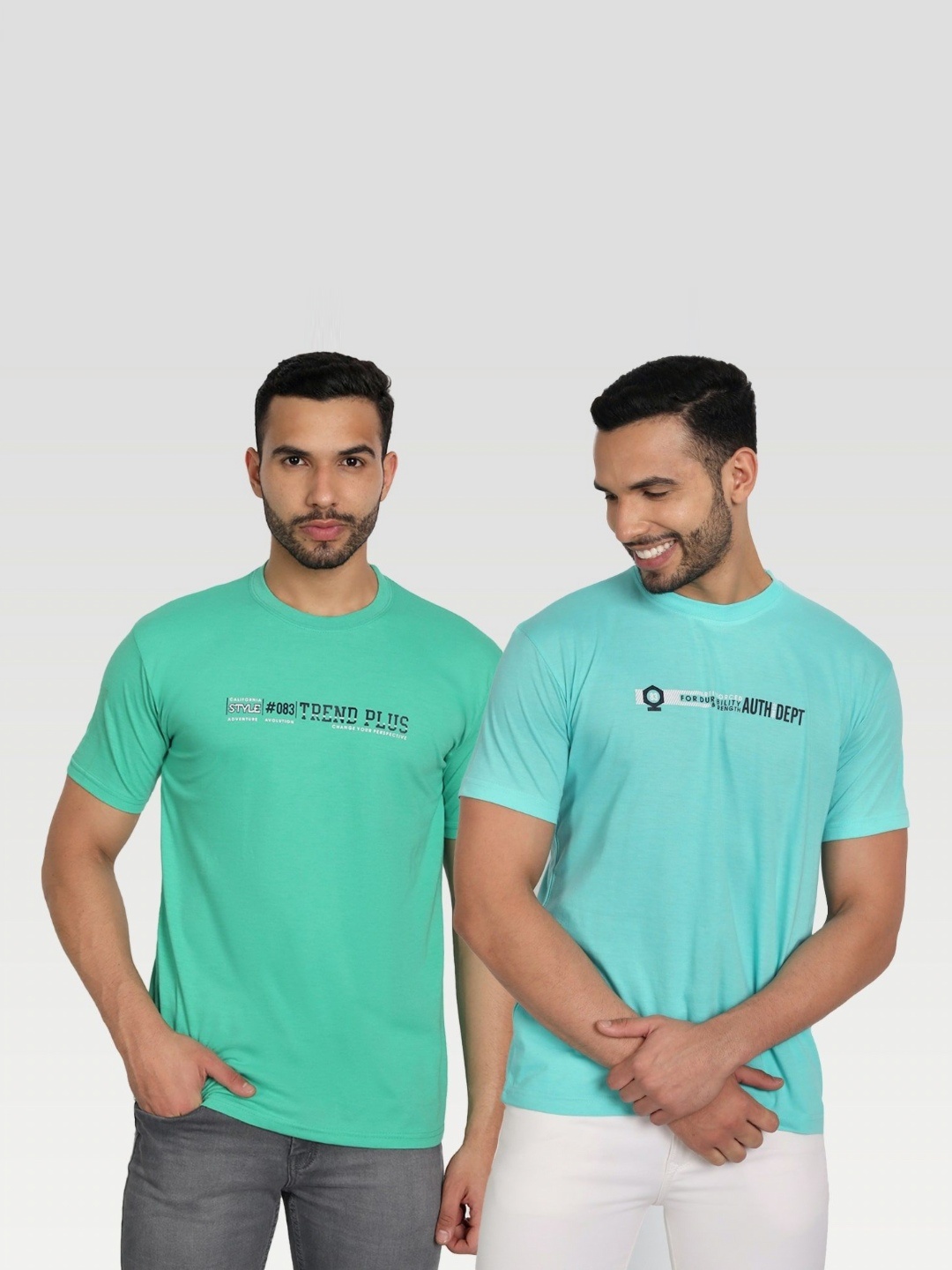 

ZEFFIT Men Typography 2 Applique T-shirt, Multi